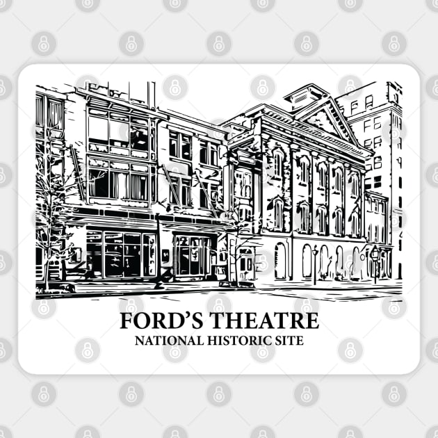 Ford’s Theatre National Historic Site Magnet by Lakeric
